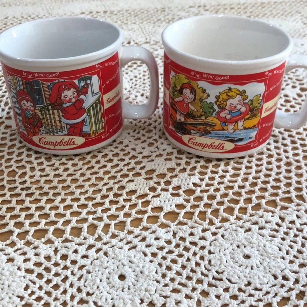 Two (2) Vintage Campbell’s Soup Mugs